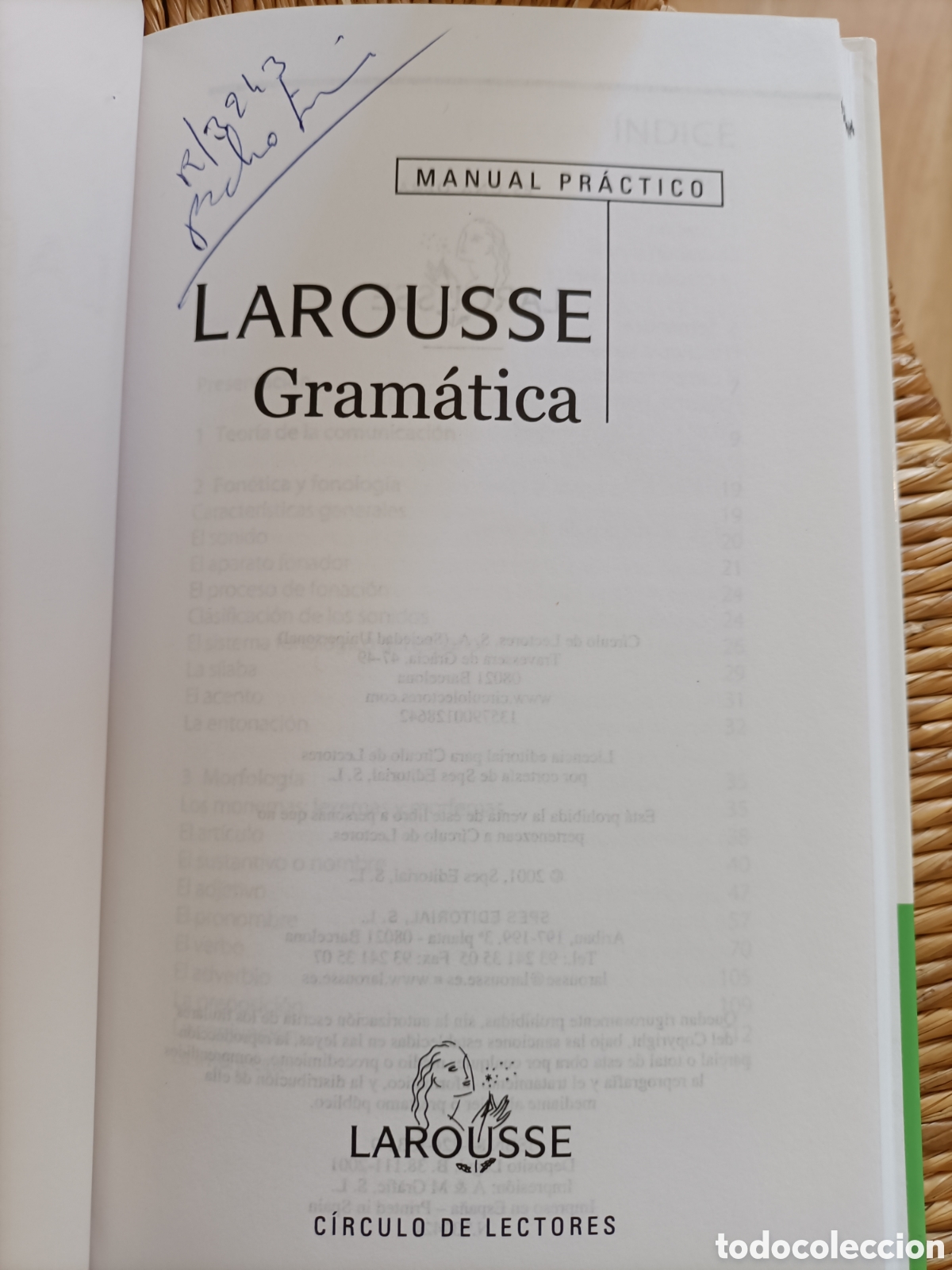 Libros de segunda mano: Gram&aacute;tica. Larousse. C&iacute;rculo de lectores - Foto 3