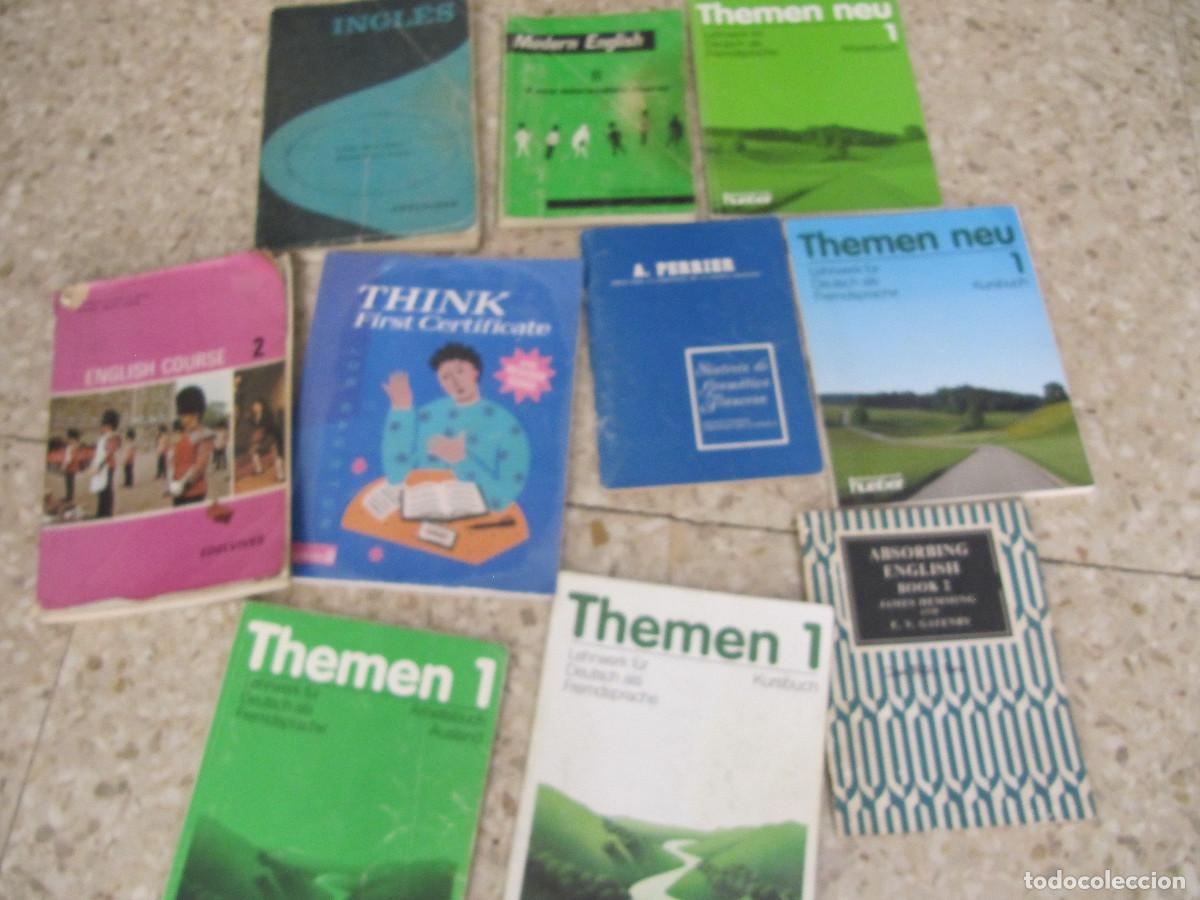 Libros de segunda mano: LOTE 10 LIBROS TEXTO IDIOMAS INGLES..FRANCES..ALEMAN..BUP.. - Foto 1