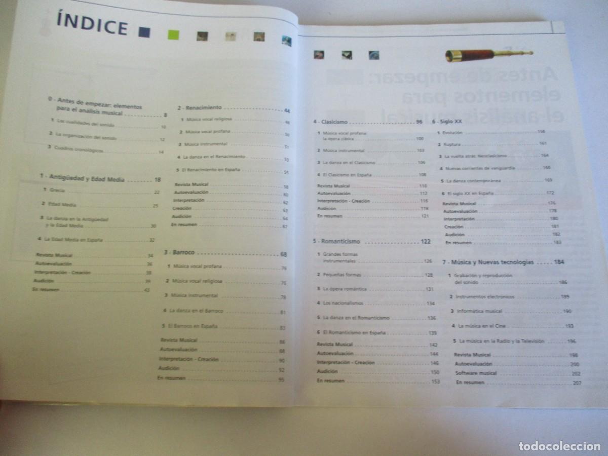 Libros de segunda mano: M&Uacute;SICA 2&ordm; ESO Editex W19481 - Foto 2