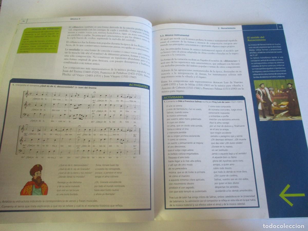 Libros de segunda mano: M&Uacute;SICA 2&ordm; ESO Editex W19481 - Foto 3
