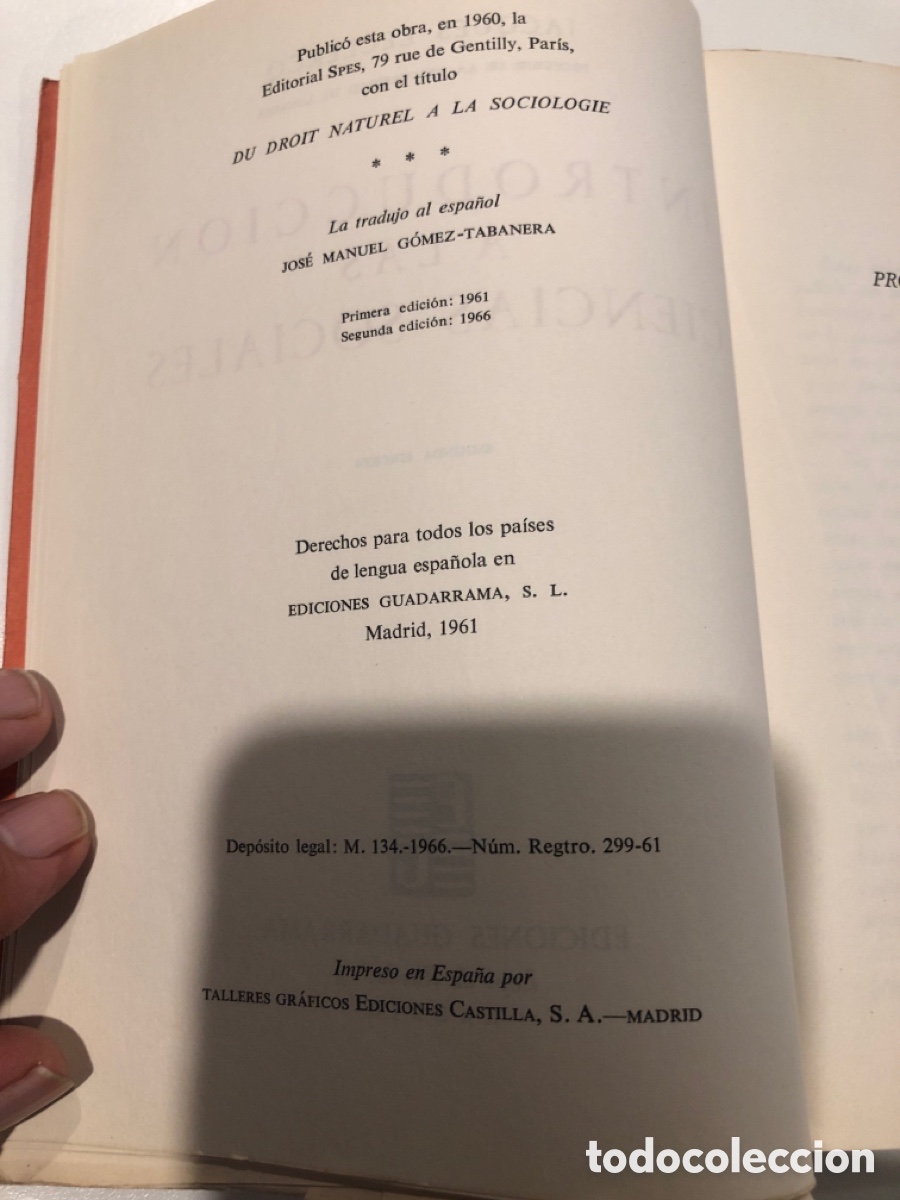 Libros de segunda mano: Introducci&oacute;n a las ciencias sociales. Jacques Leclercq - Foto 2