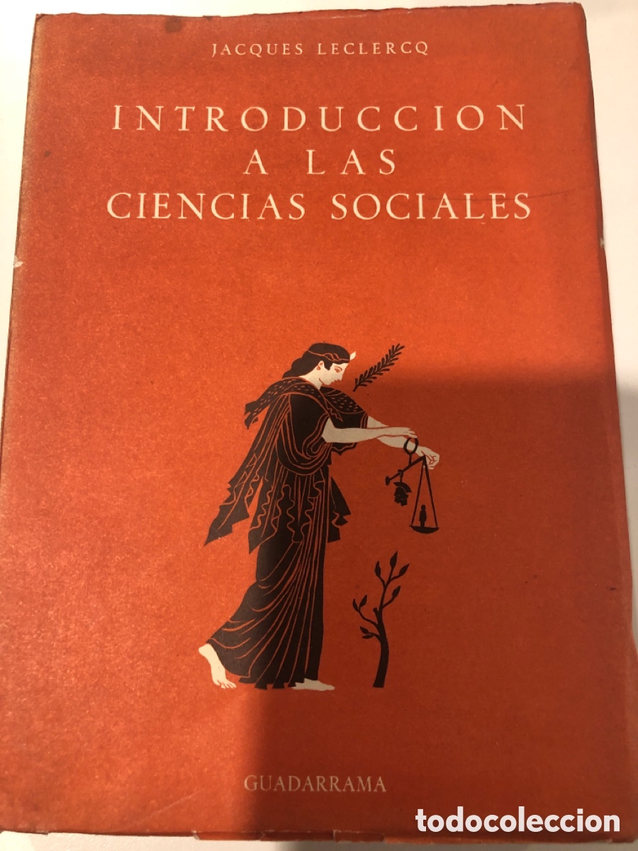 Libros de segunda mano: Introducci&oacute;n a las ciencias sociales. Jacques Leclercq - Foto 1