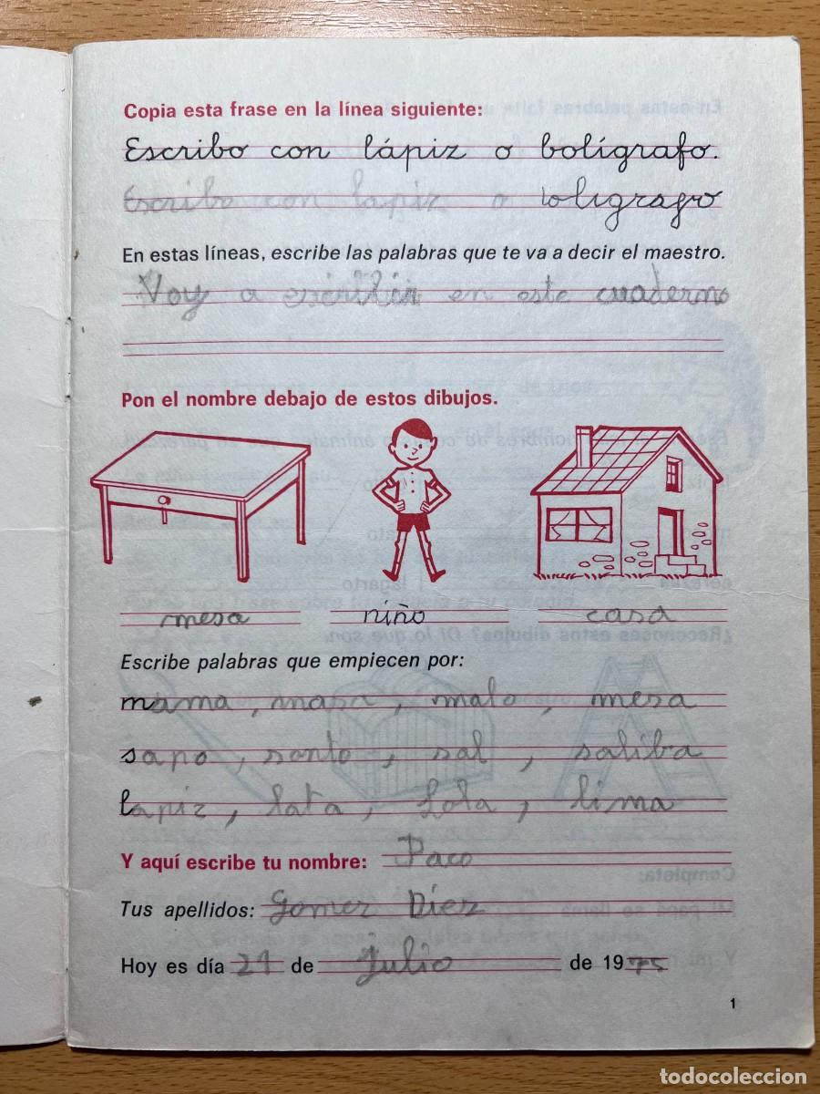 Libros de segunda mano: EJERCICIOS DE ORTOGRAFIA BASICA 1 - EDELVIVES 1969 - Foto 2