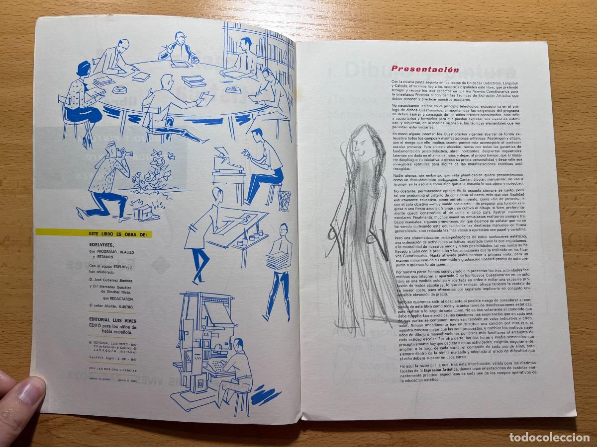 Libros de segunda mano: EXPRESION ARTISTICA LIBRO 1 - EDELVIVES - 1967 - Foto 2