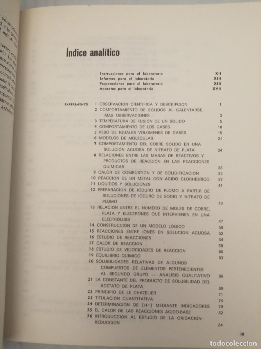 Libros de segunda mano: Qu&iacute;mica. Fundamentos Experimentales. Manual de Laboratorio - Foto 3