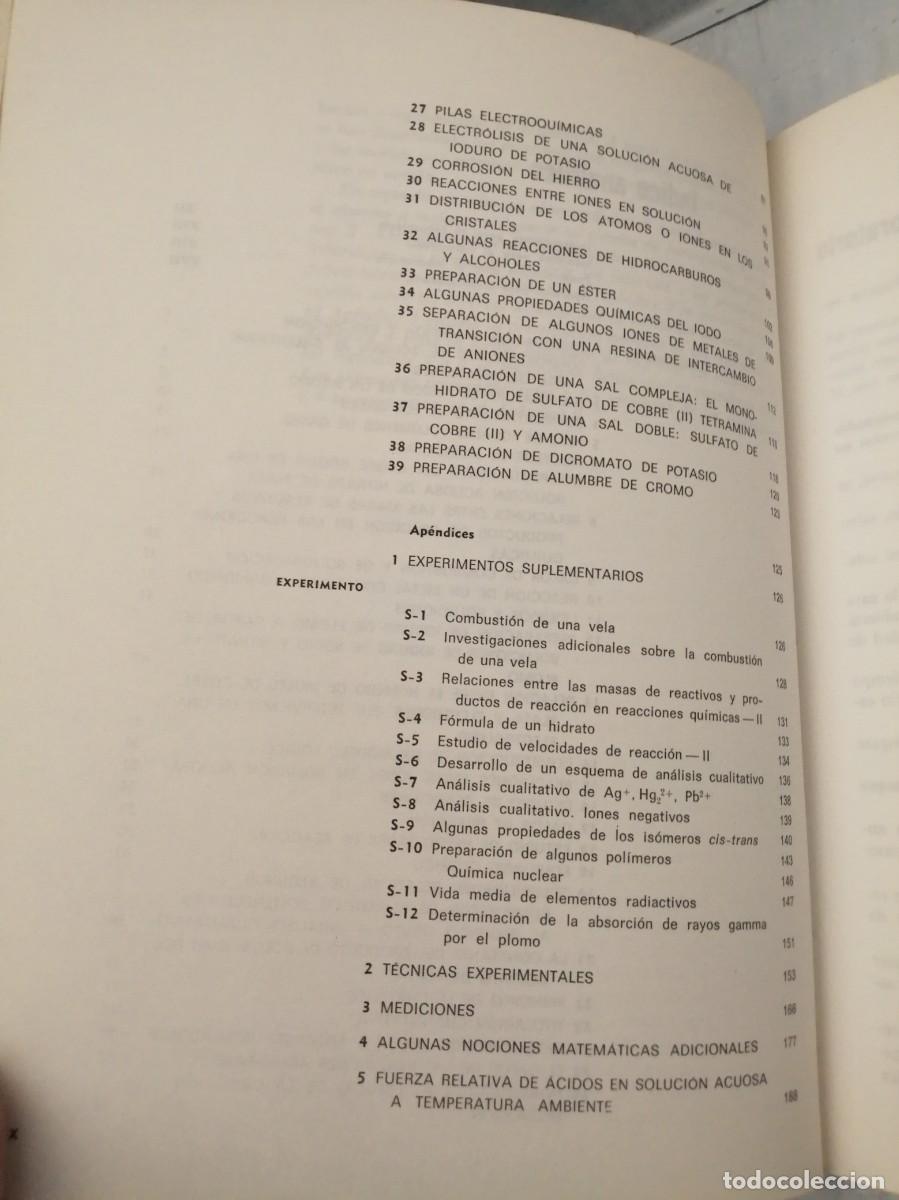 Libros de segunda mano: Qu&iacute;mica. Fundamentos Experimentales. Manual de Laboratorio - Foto 4