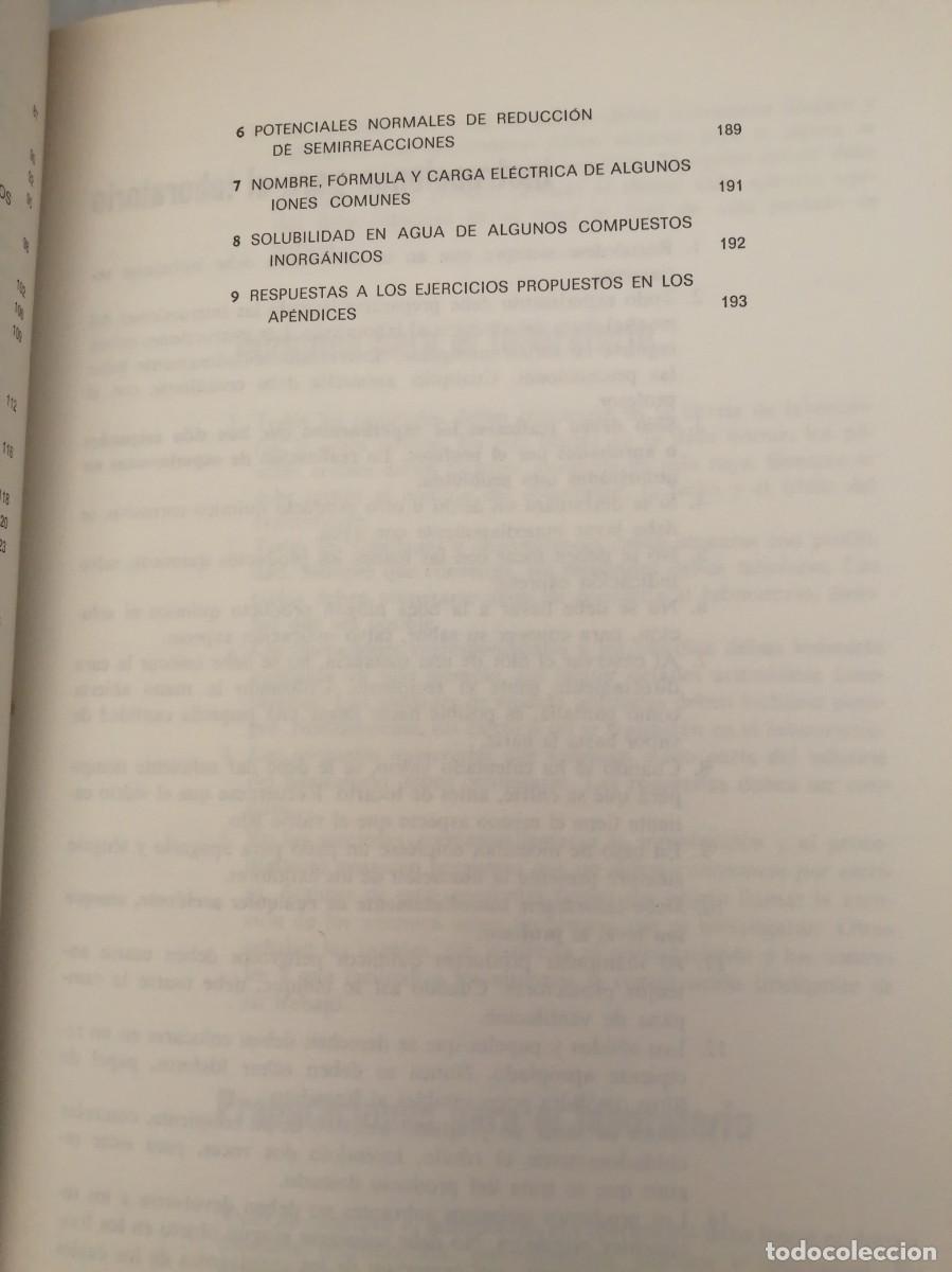 Libros de segunda mano: Qu&iacute;mica. Fundamentos Experimentales. Manual de Laboratorio - Foto 5