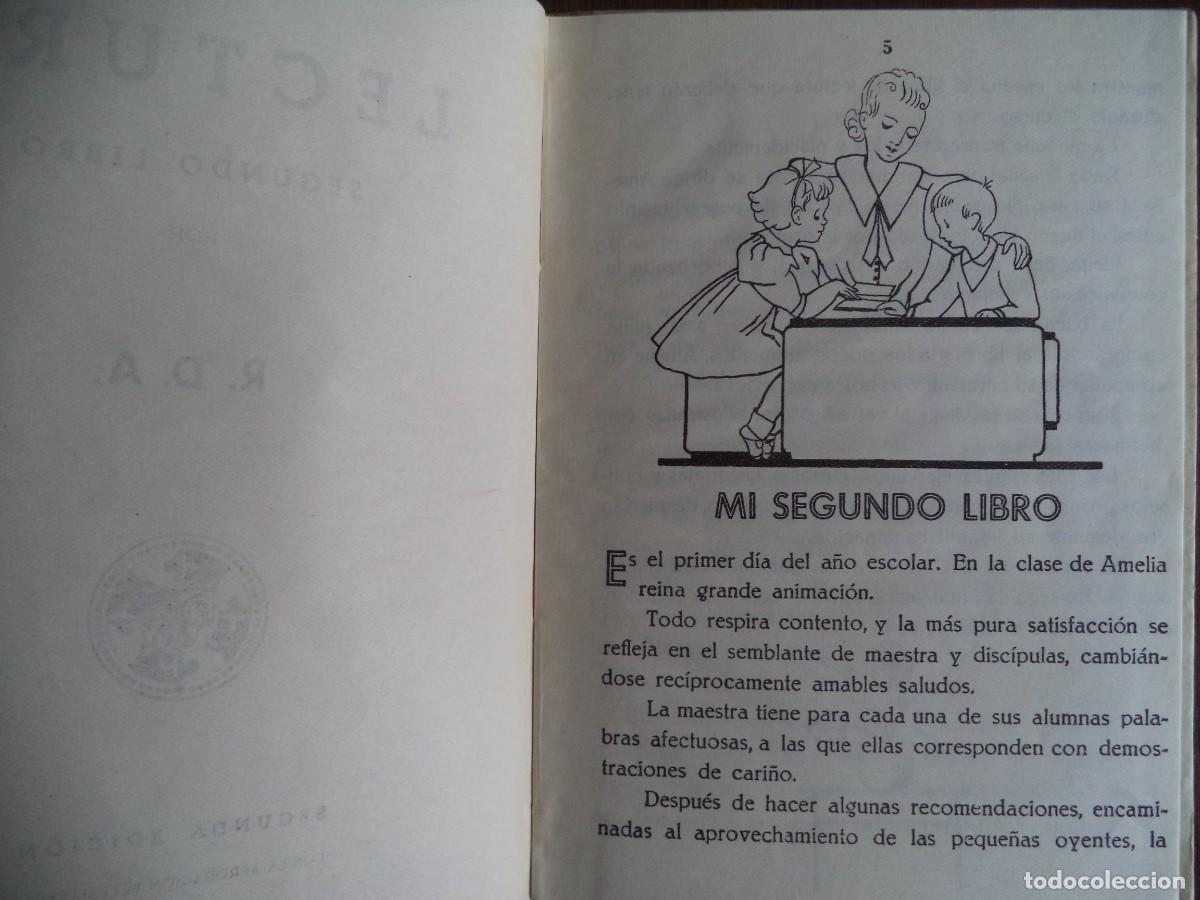 Libros de segunda mano: Libro escuela LECTURA. Libro Segundo. - Foto 4