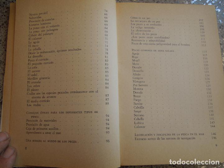 Libros de segunda mano: C&Oacute;MO SE PESCA EN EL MAR - SALVATORE GUASTELLA - EDITORIAL DE VECCHI 1985. - Foto 3