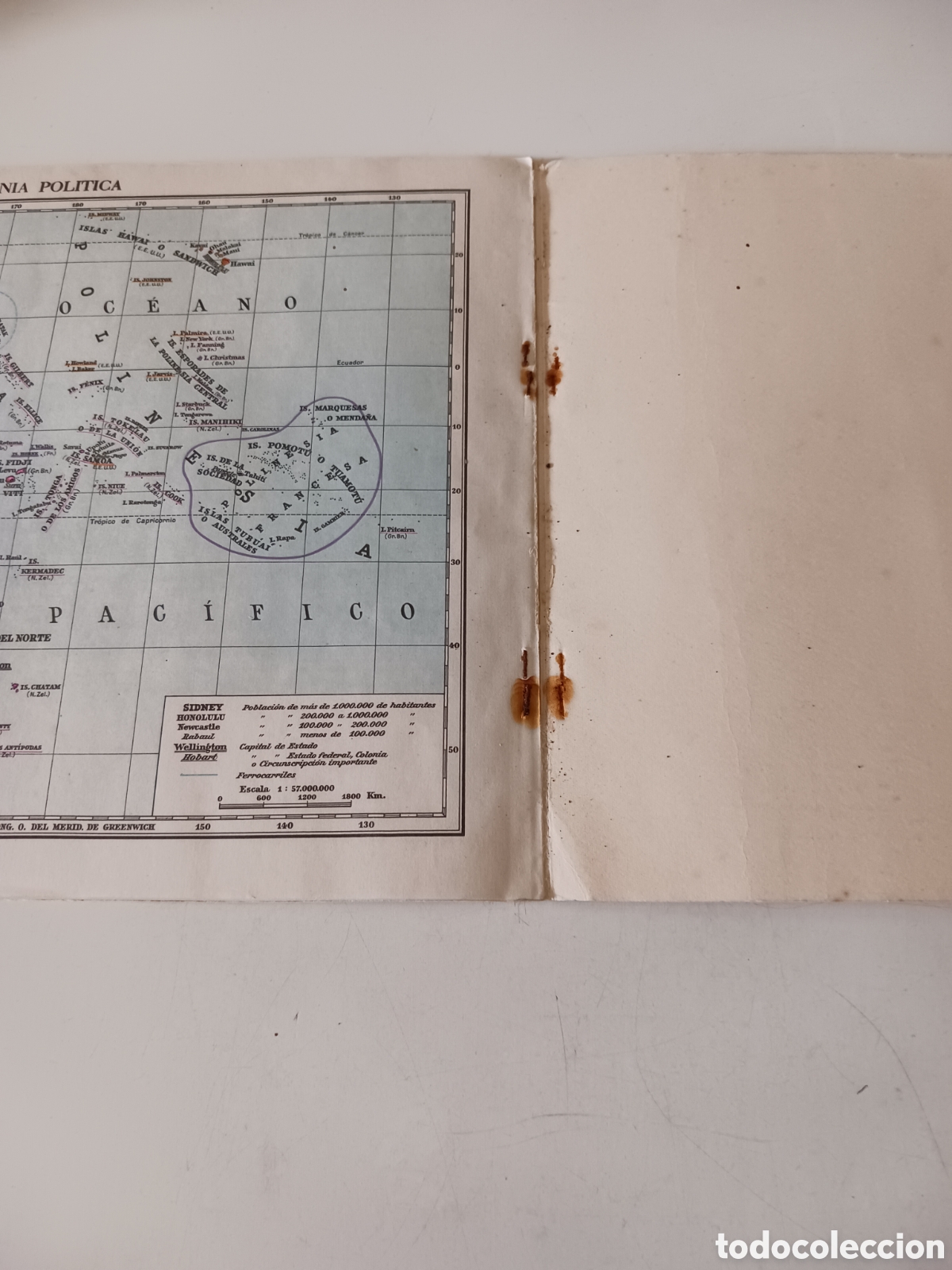 Libros de segunda mano: Atlas geogr&aacute;fico grado elemental 1961 - Foto 5