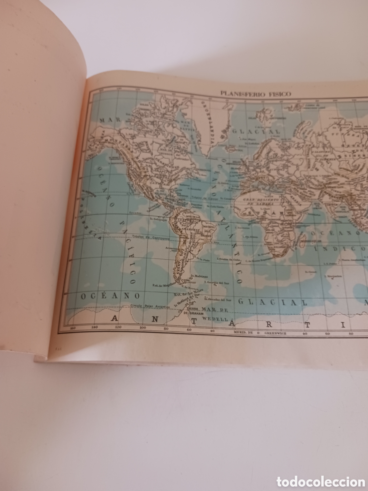 Libros de segunda mano: Atlas geogr&aacute;fico grado elemental 1961 - Foto 2