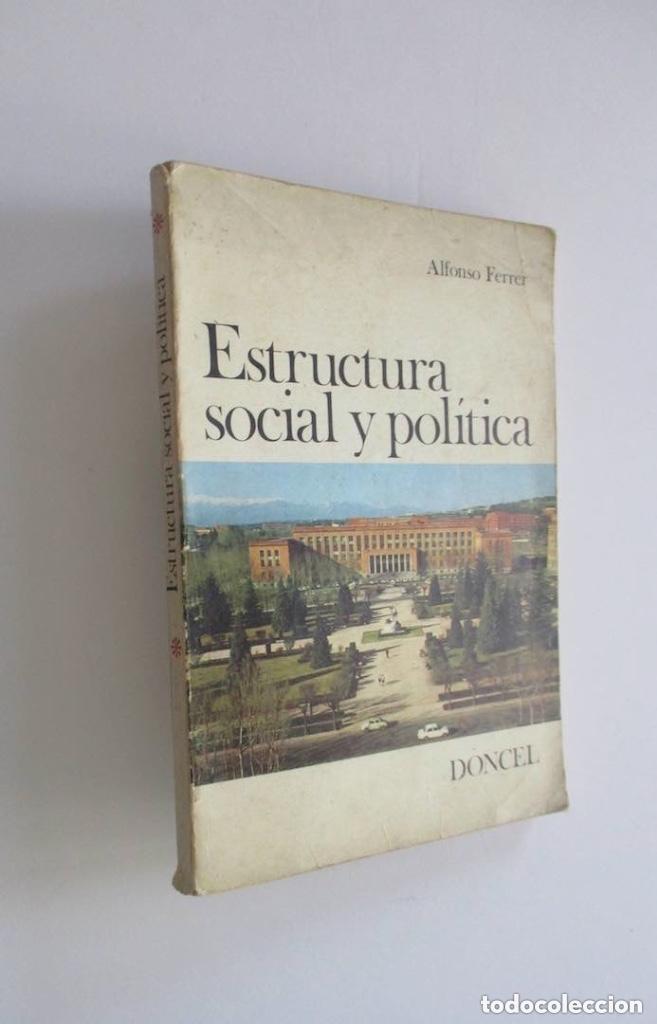 Libros de segunda mano: ESTRUCTURA SOCIAL Y POLITICA - Foto 1