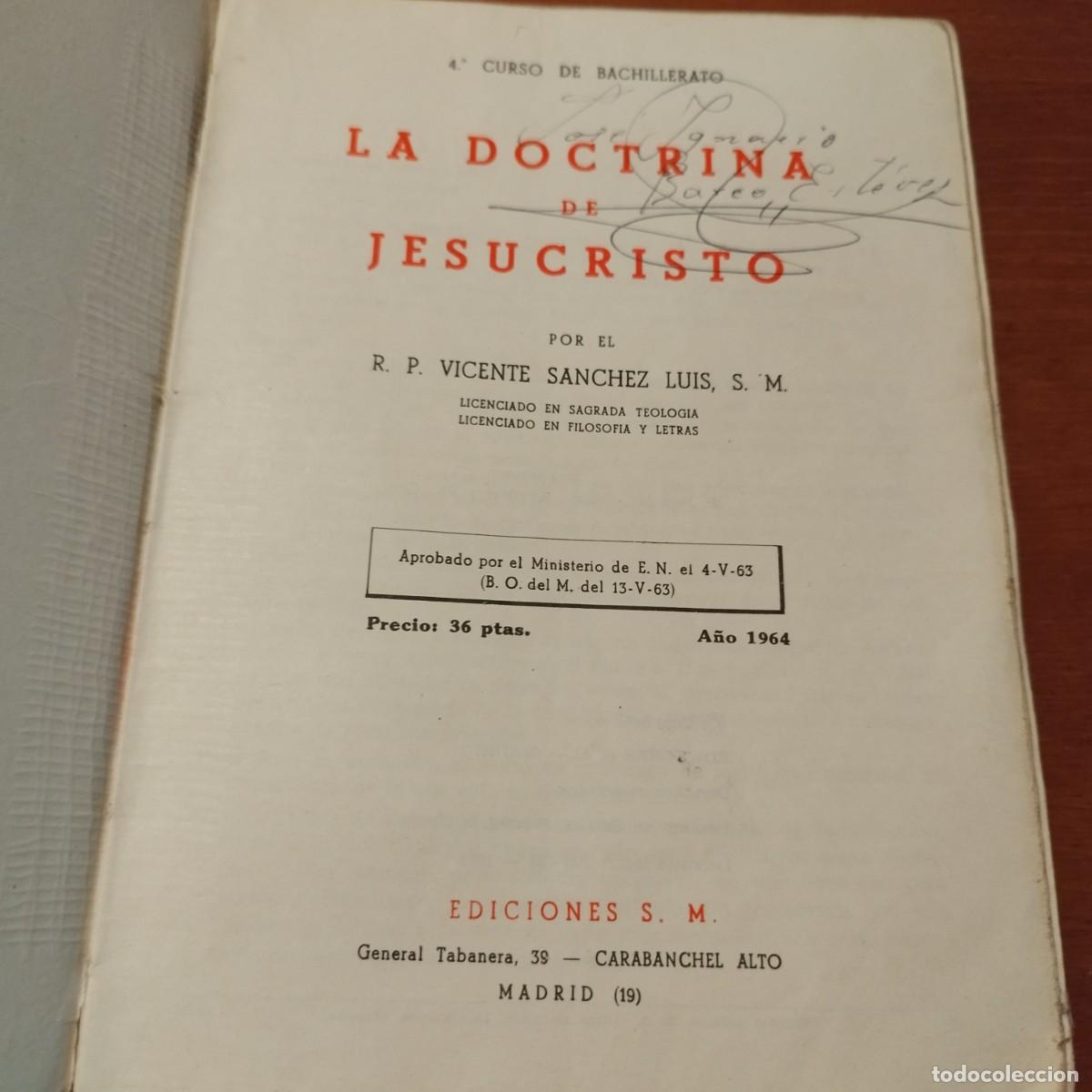 Libros de segunda mano: DOCTRINA DE JESUCRISTO / SANCHEZ / CONS433 / SM - Foto 2