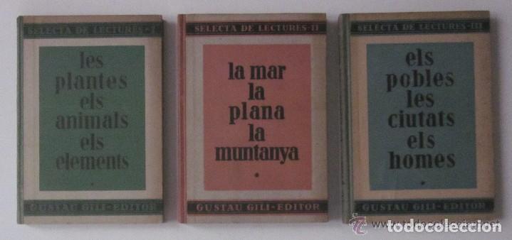 Libros de segunda mano: 3 LIBROS SELECTA DE LECTURES - A&Ntilde;O 1937 - Foto 2