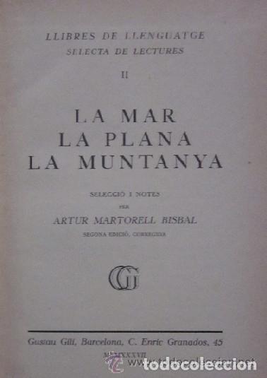 Libros de segunda mano: 3 LIBROS SELECTA DE LECTURES - A&Ntilde;O 1937 - Foto 6