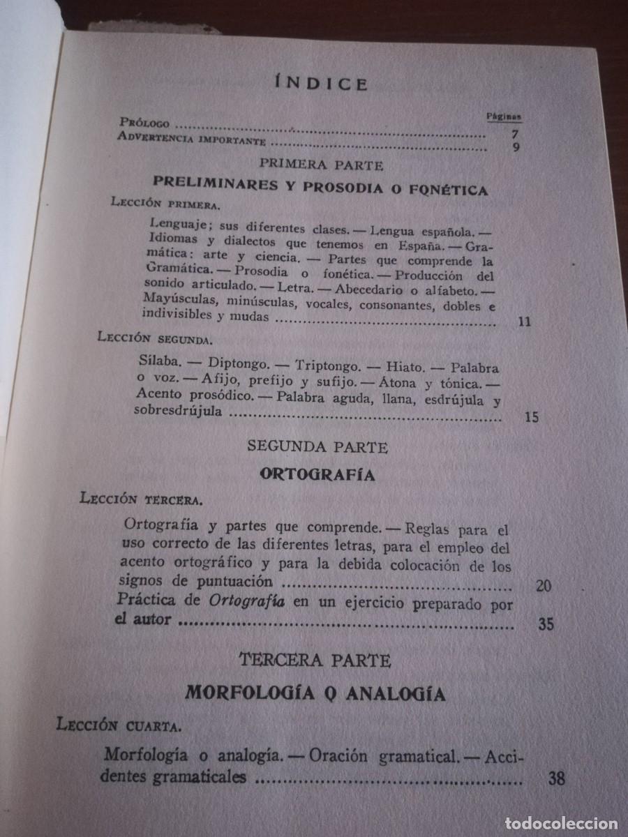 Libros de segunda mano: GRAMATICA ESPA&Ntilde;OLA, LUIS MIRANDA / CONS436 / HERNANDO 1968 MADRID - Foto 5
