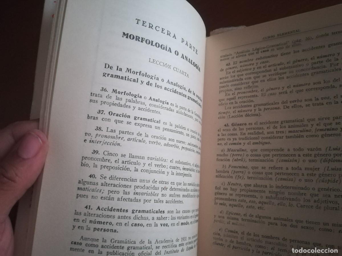 Libros de segunda mano: GRAMATICA ESPA&Ntilde;OLA, LUIS MIRANDA / CONS436 / HERNANDO 1968 MADRID - Foto 9