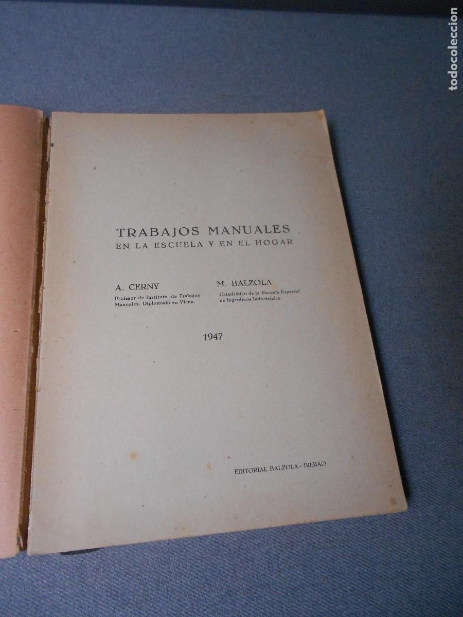 Libros de segunda mano: TRABAJOS MANUALES - Foto 2