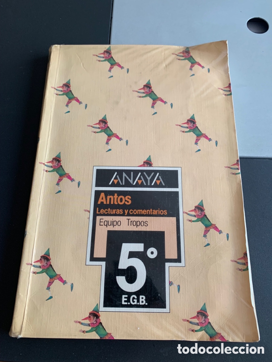 Libros de segunda mano: ANTOS. LECTURAS Y COMENTARIOS. ANAYA. 5 EGB - Foto 1