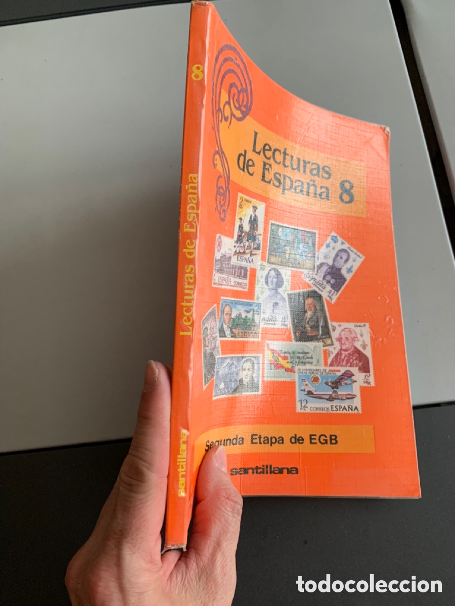 Libros de segunda mano: LECTURAS DE ESPA&Ntilde;A. 8 EGB. SANTILLANA. 1991 - Foto 2