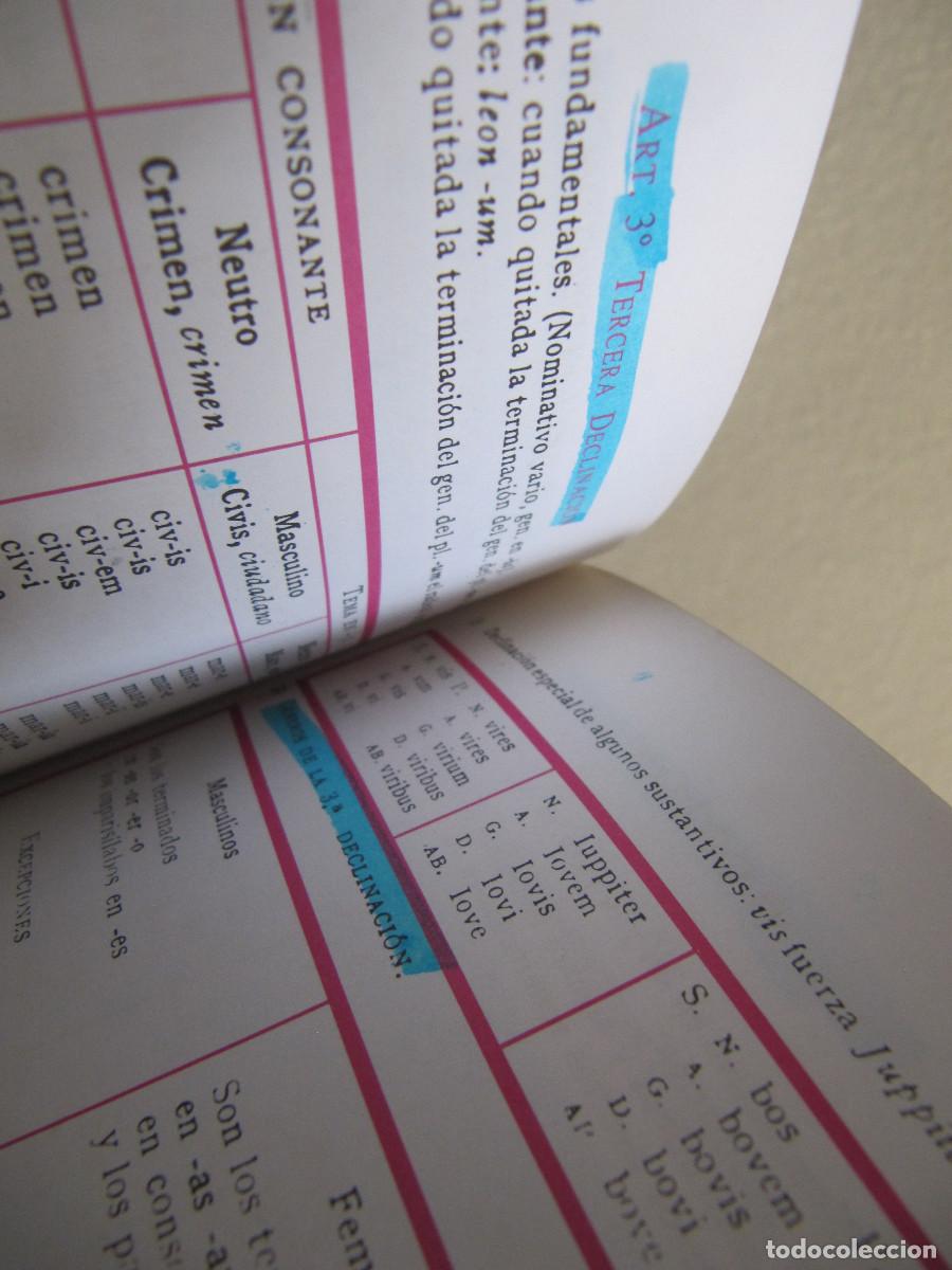 Libros de segunda mano: Gram&aacute;tica Latina. PENAGOS, Luis. 30&ordf; Ed. - Foto 10