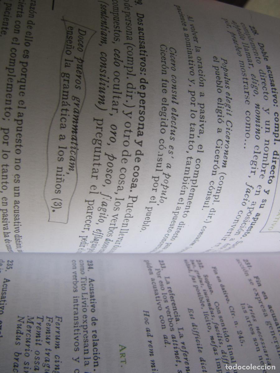 Libros de segunda mano: Gram&aacute;tica Latina. PENAGOS, Luis. 30&ordf; Ed. - Foto 12