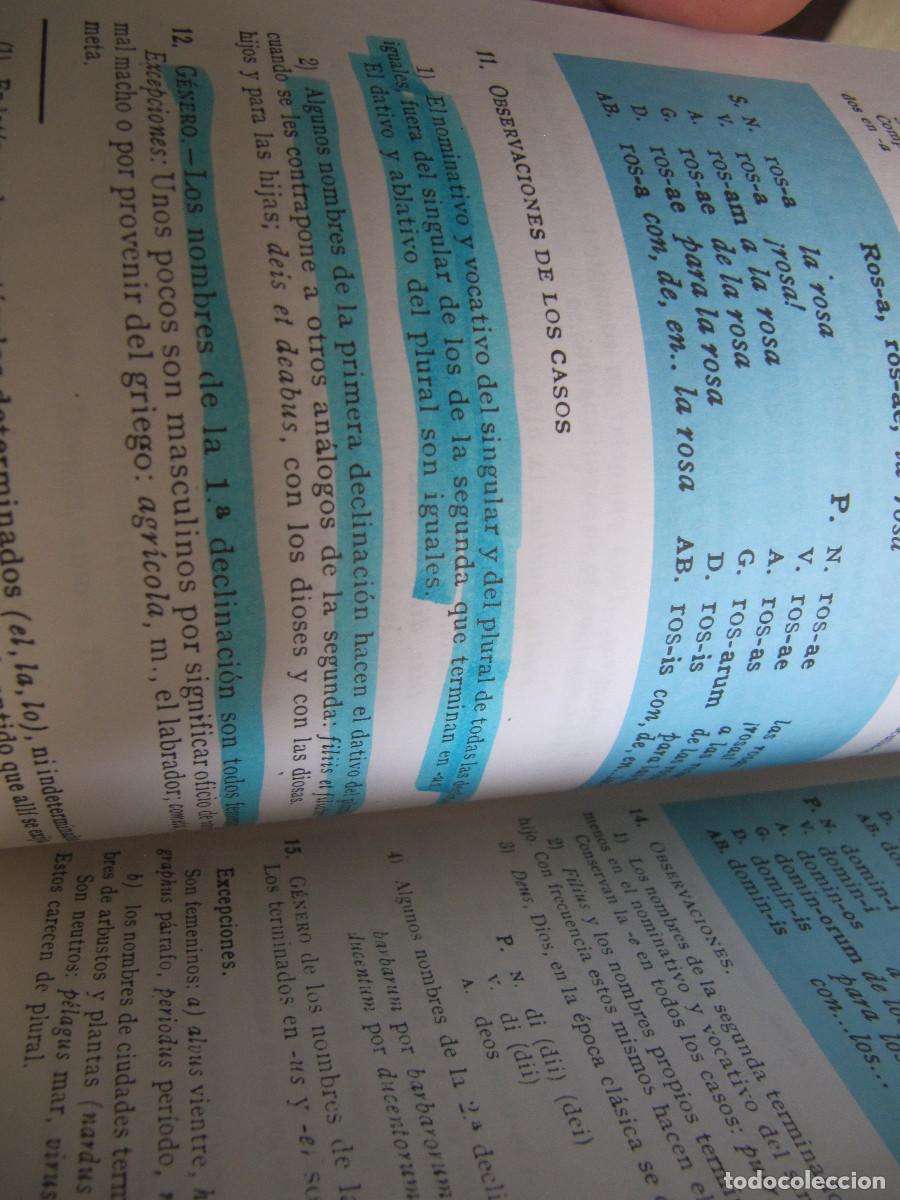 Libros de segunda mano: Gram&aacute;tica Latina. PENAGOS, Luis. 30&ordf; Ed. - Foto 13