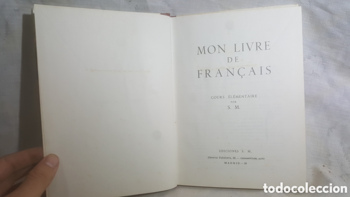 Libros de segunda mano: MON LIVRE DE FRAN&Ccedil;AIS. FRANCES CURSO ELEMENTAL, EDICIONES S.M - Foto 3