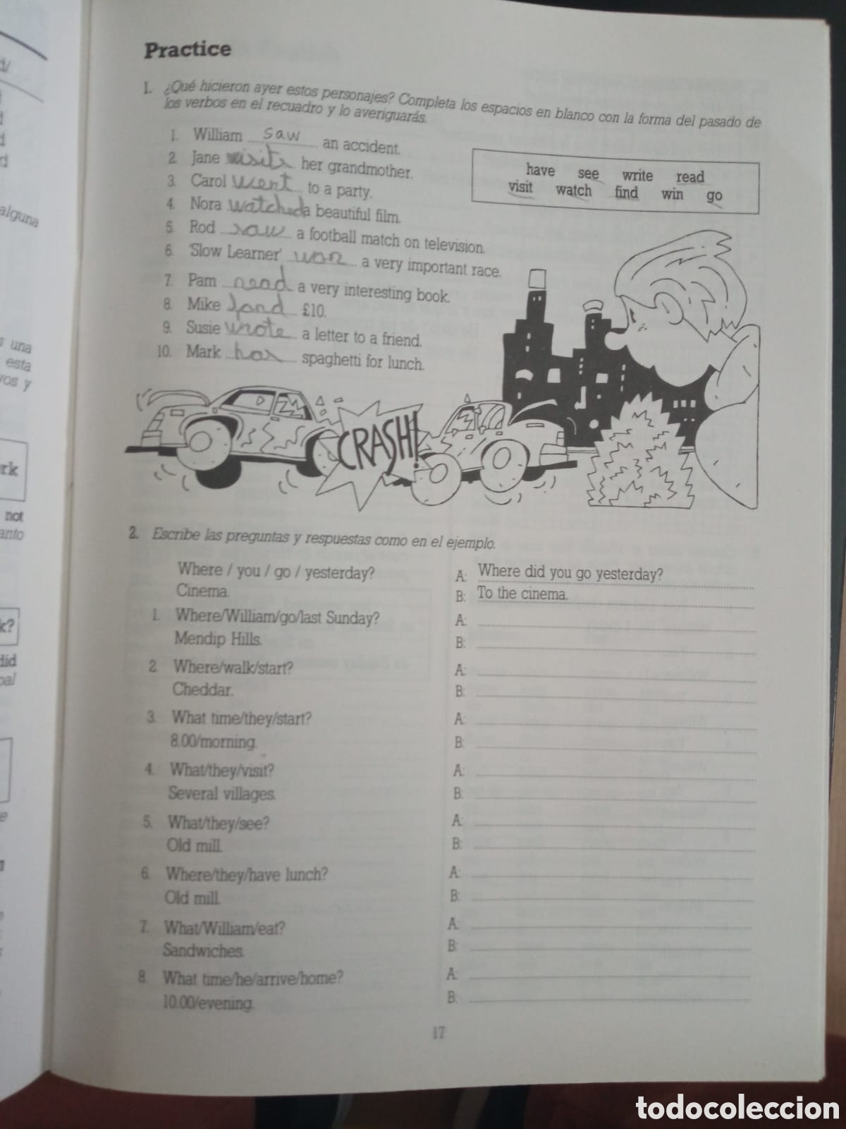 Libros de segunda mano: ROAD TO ENGLISH. WORKBOOK 7 EGB - Foto 4