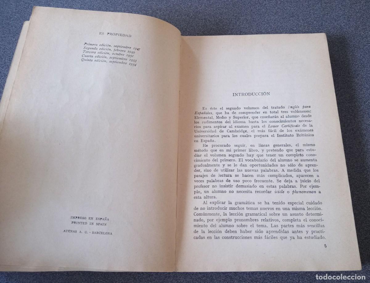 Libros de segunda mano: Ingl&eacute;s Para Espa&ntilde;oles Basil Potter - Foto 5