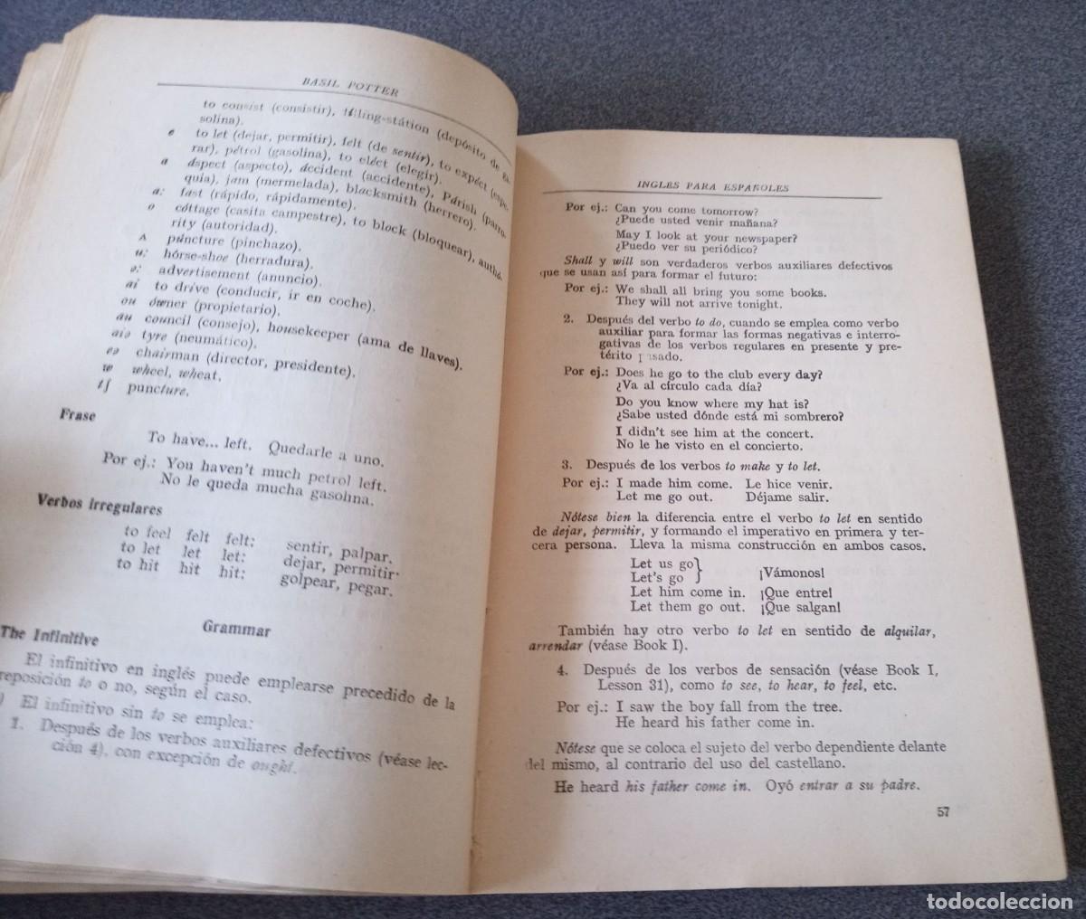 Libros de segunda mano: Ingl&eacute;s Para Espa&ntilde;oles Basil Potter - Foto 9