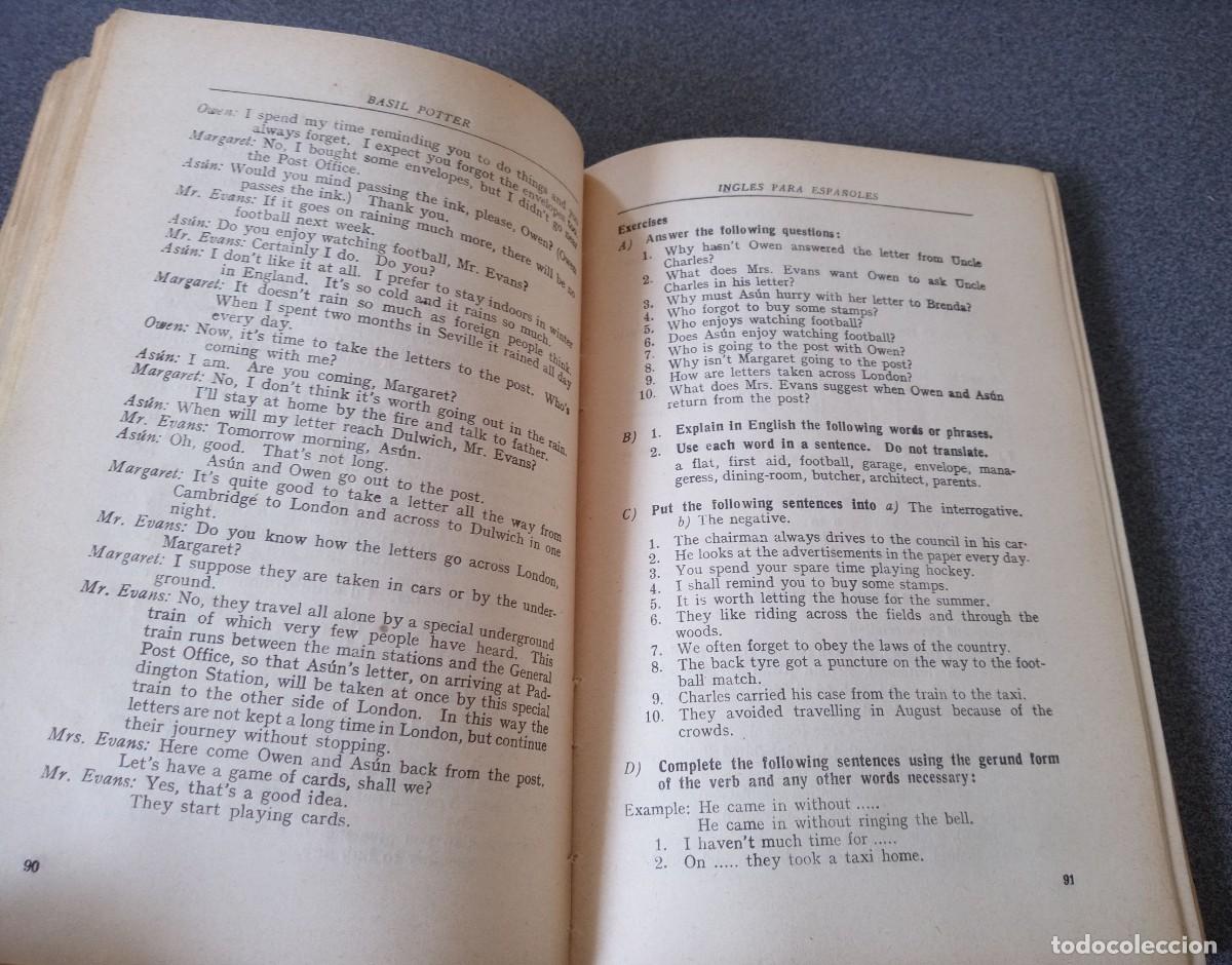 Libros de segunda mano: Ingl&eacute;s Para Espa&ntilde;oles Basil Potter - Foto 10