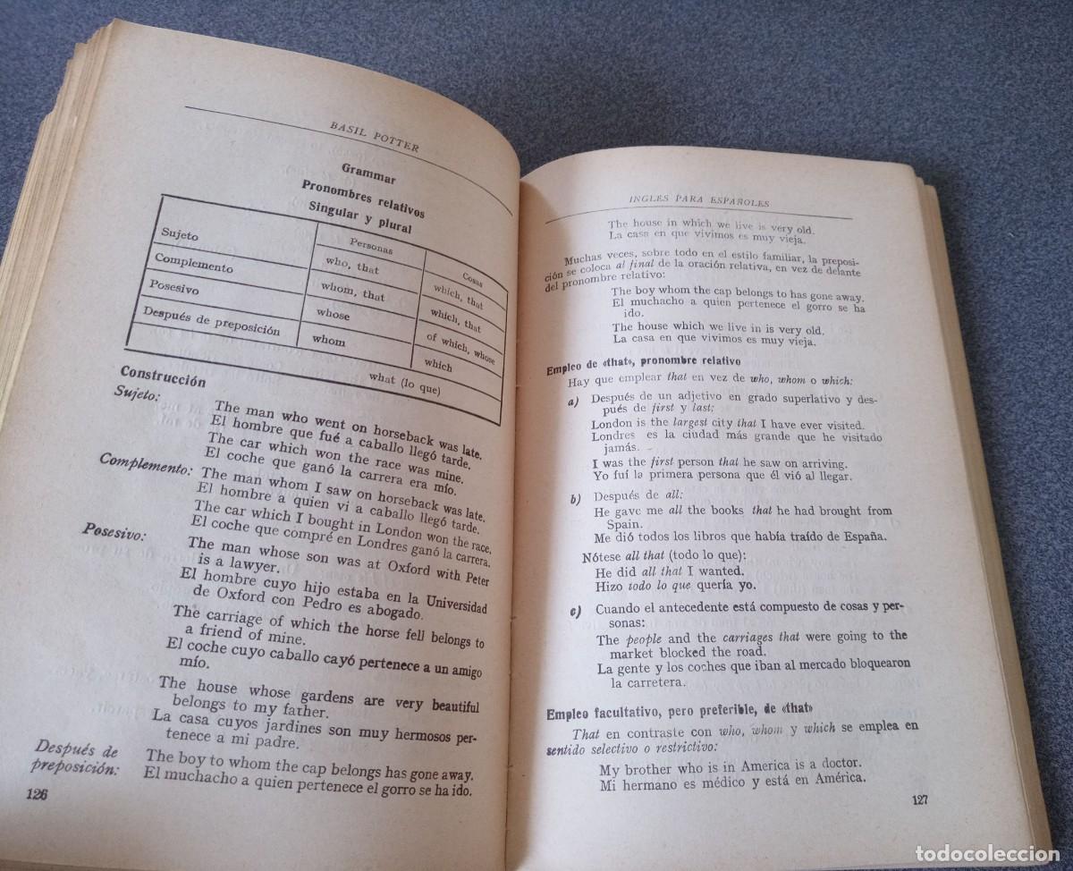Libros de segunda mano: Ingl&eacute;s Para Espa&ntilde;oles Basil Potter - Foto 11