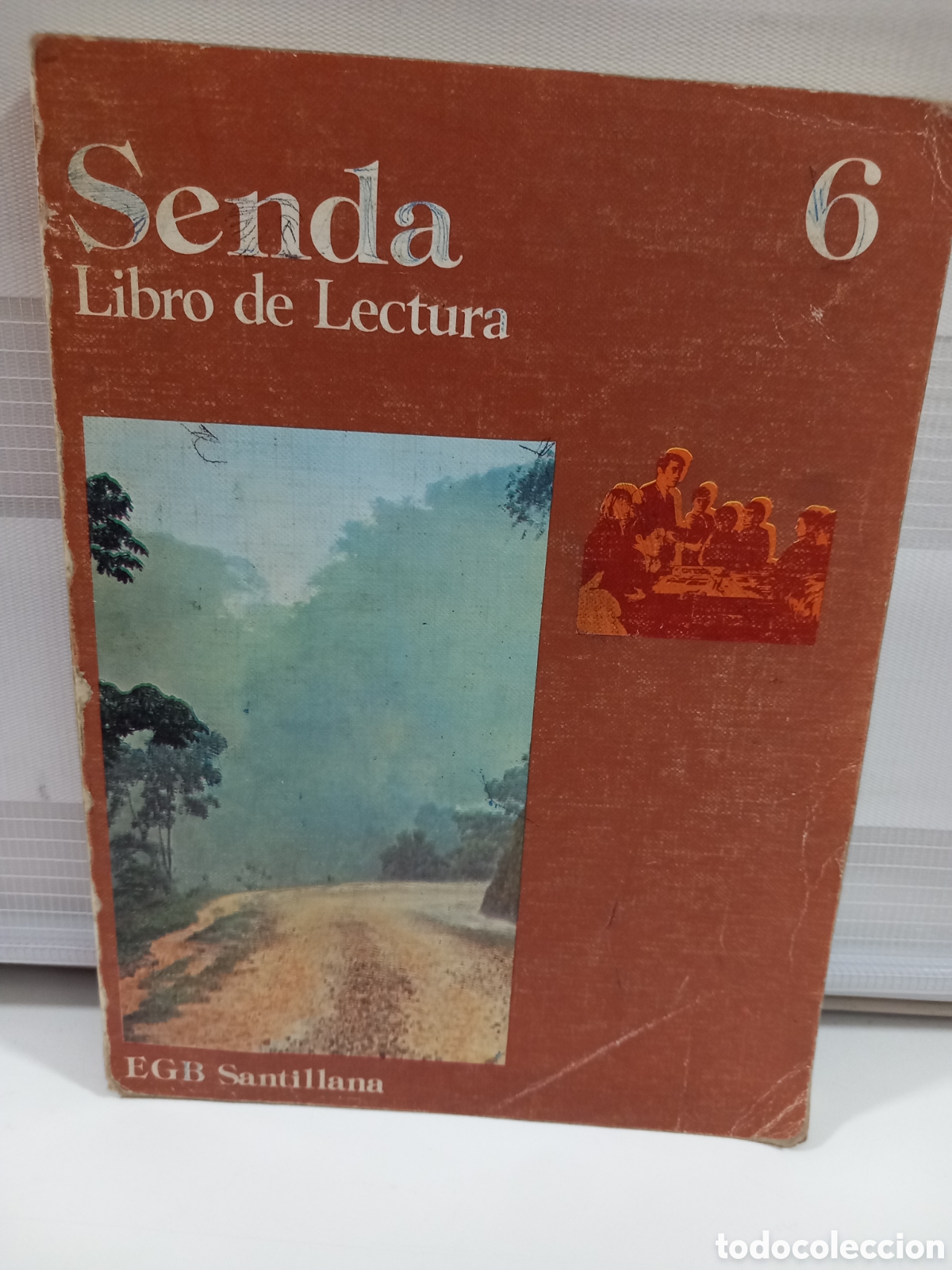 Libros de segunda mano: LIBRO DE TEXTO, SENDA 6, LIBRO DE LECTURA, EGB SANTILLANA - Foto 2