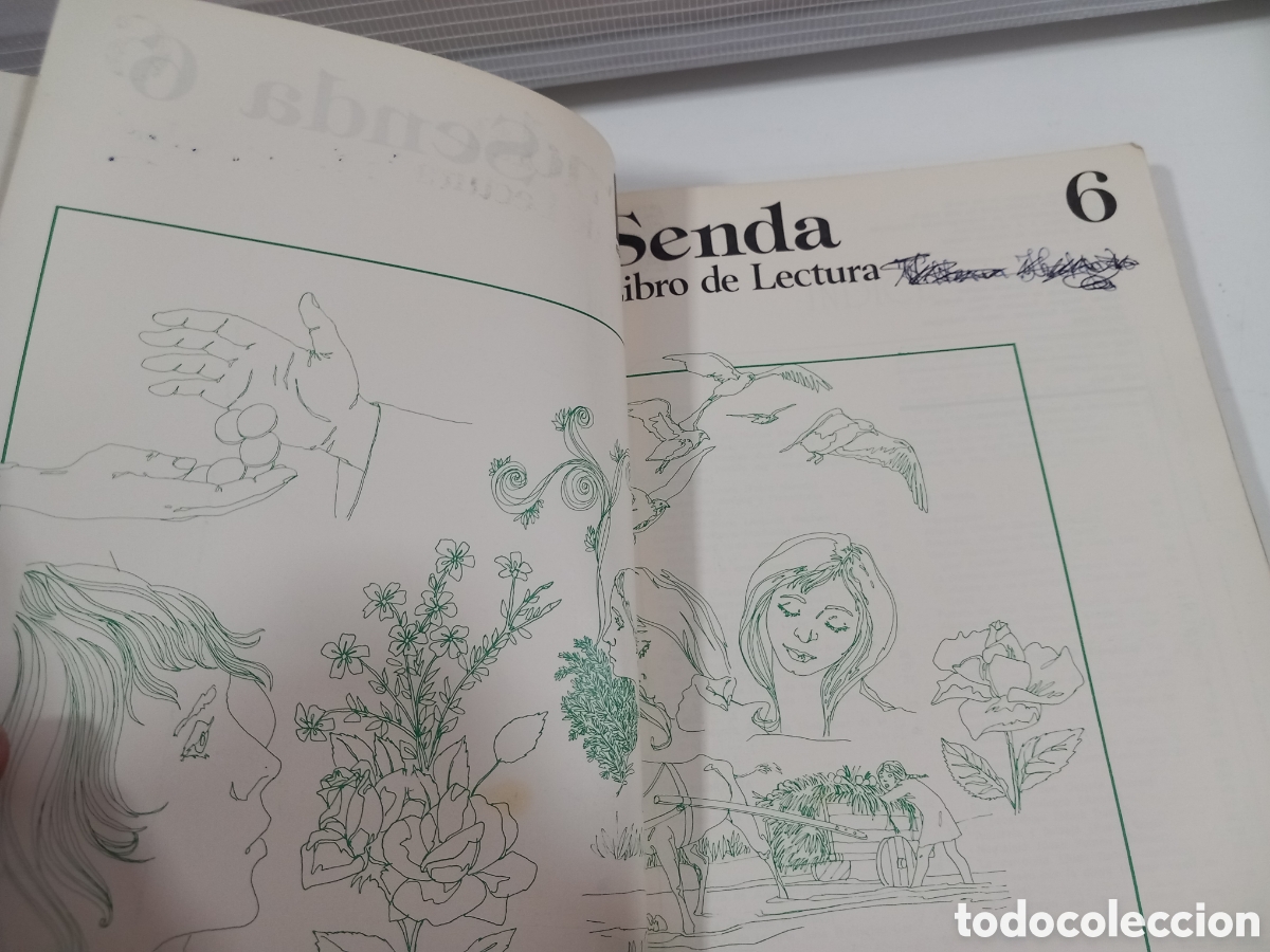 Libros de segunda mano: LIBRO DE TEXTO, SENDA 6, LIBRO DE LECTURA, EGB SANTILLANA - Foto 8