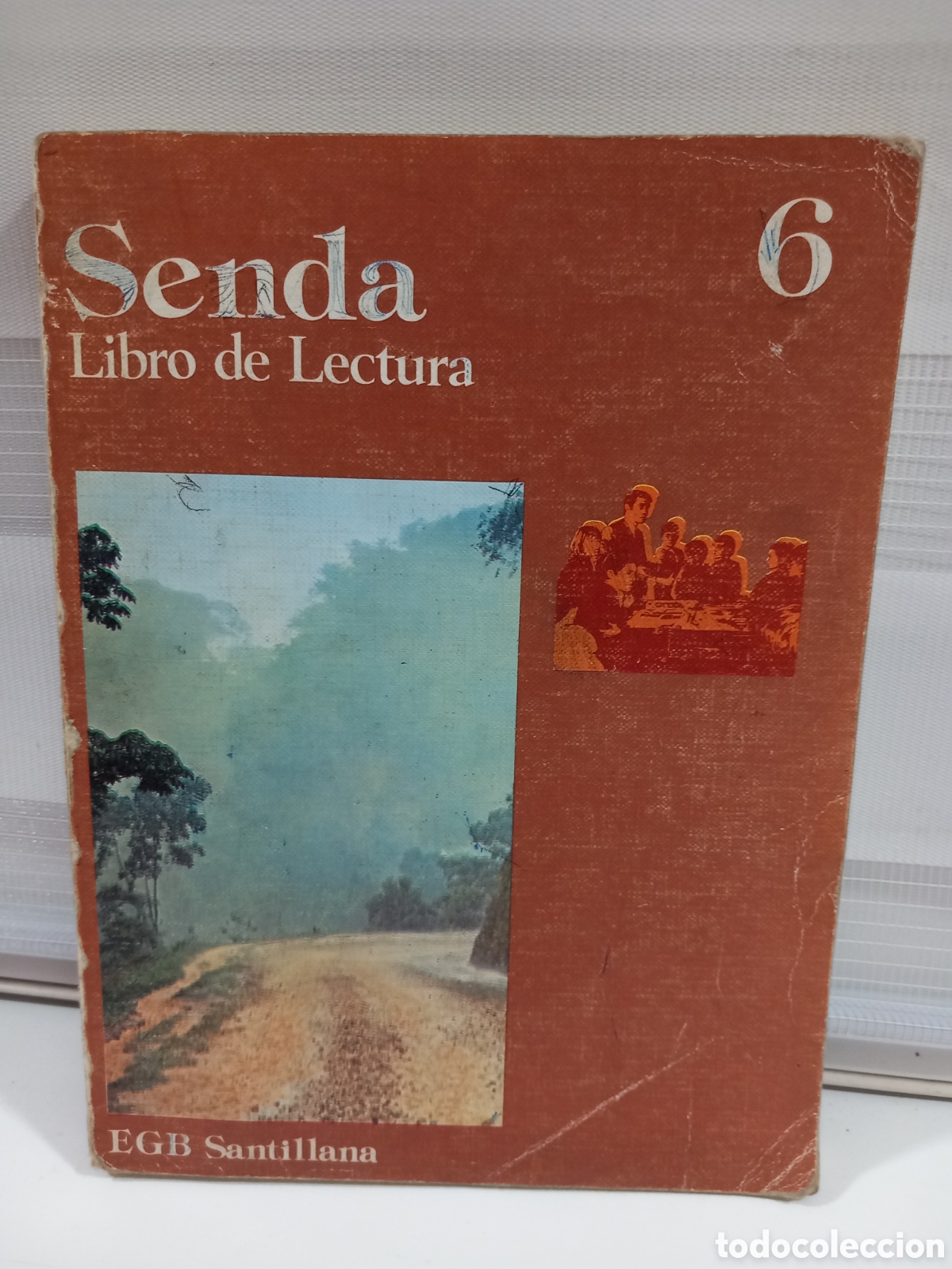 Libros de segunda mano: LIBRO DE TEXTO, SENDA 6, LIBRO DE LECTURA, EGB SANTILLANA - Foto 1