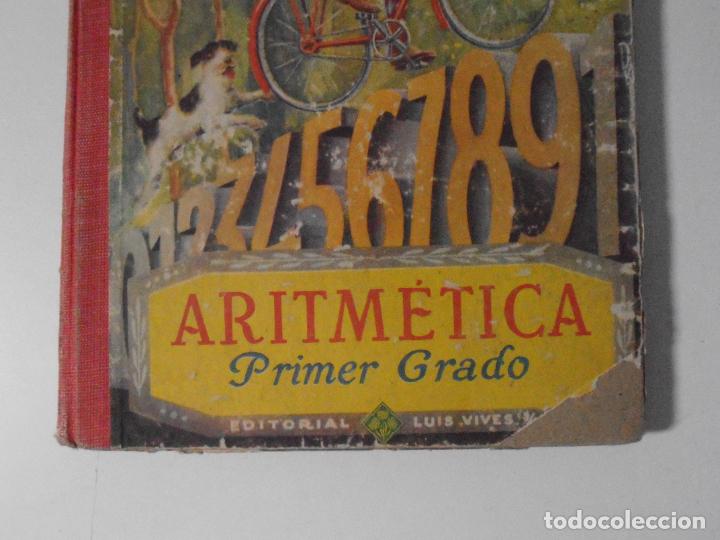 Libros de segunda mano: LIBRO TEXTO, ARITMETICA, PRIMER GRADO, EDITORIAL LUIS VIVES - Foto 2