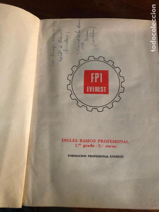 Libros de segunda mano: everest, formacion profesional, ingl&egrave;s b&agrave;sico - Foto 4