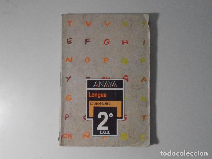 Libros de segunda mano: LIBRO TEXTO, LENGUA, EQUIPO PALABRA, 2&ordm; EGB, ANAYA - Foto 1