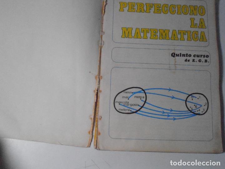 Libros de segunda mano: LIBRO TEXTO, PERFECCIONO LA MATEMATICA, 5&ordm; CURSO, VICENS VIVES, EGB - Foto 2