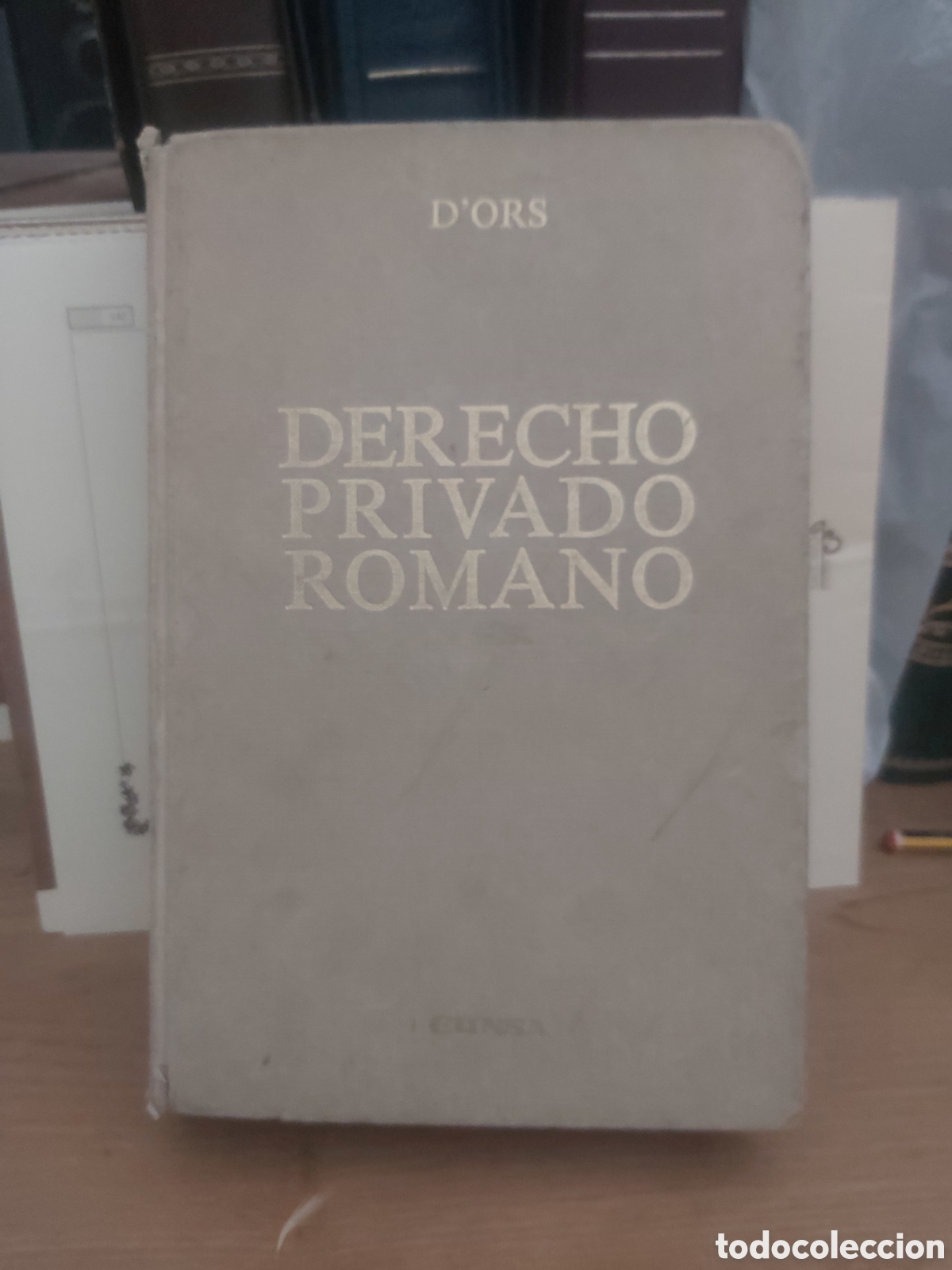 Libros de segunda mano: Derecho romano d'ors 1989 Pamplona universidad navarra