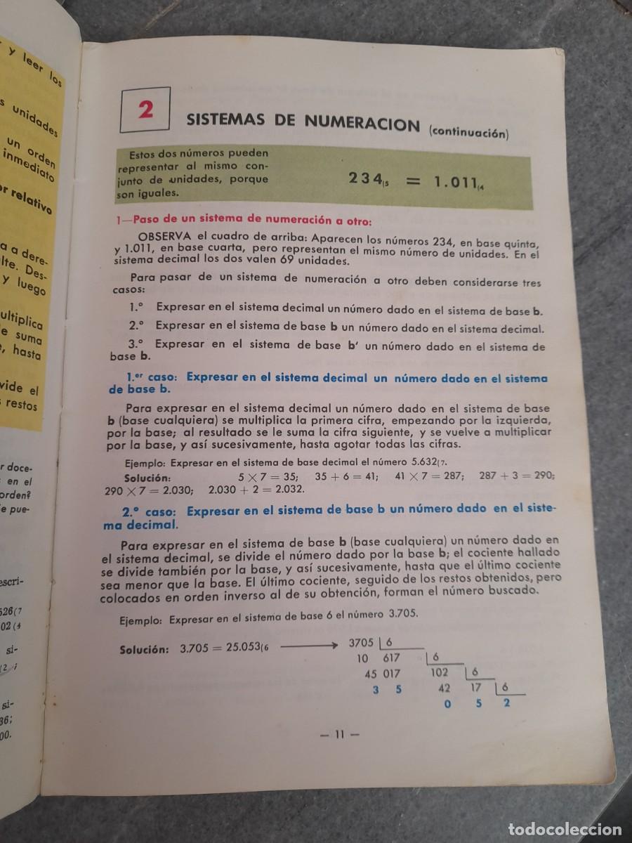 Libros de segunda mano: Libro Matem&aacute;ticas s&eacute;ptimo curso editorial &Aacute;lvarez Mi&ntilde;on - Foto 3