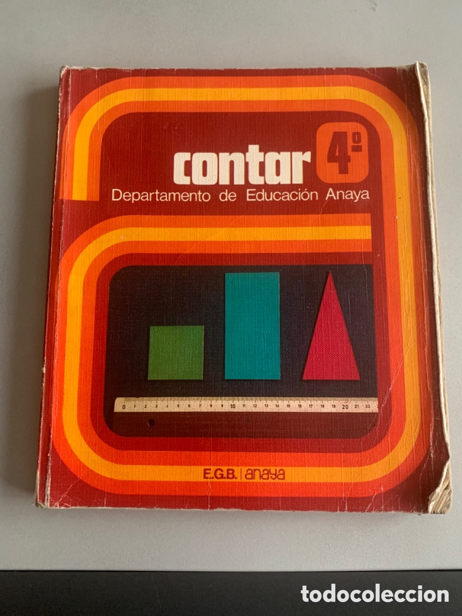 Libros de segunda mano: LIBRO. CONTAR. 4 EGB. ANAYA. 1982 - Foto 1
