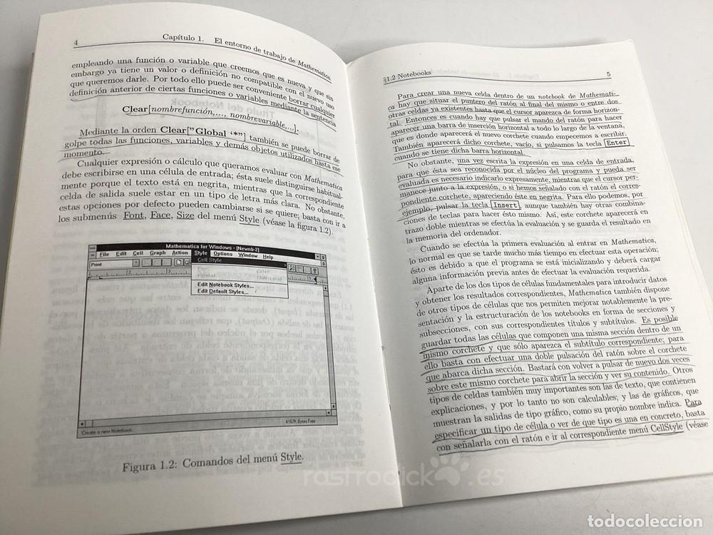 Libros de segunda mano: Libro matem&aacute;ticas con Mathematica &ndash; Proyecto Sur Ediciones 1996 - Foto 7