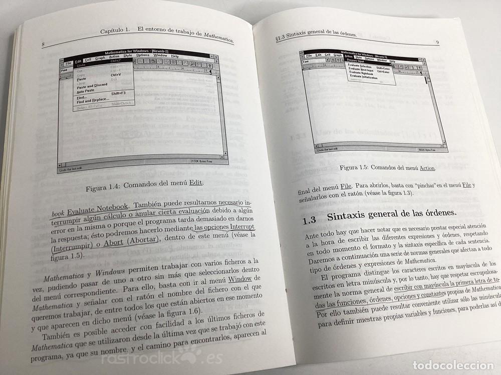 Libros de segunda mano: Libro matem&aacute;ticas con Mathematica &ndash; Proyecto Sur Ediciones 1996 - Foto 8
