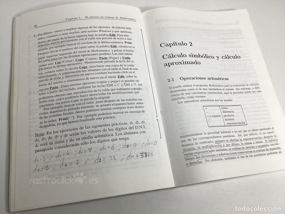 Libros de segunda mano: Libro matem&aacute;ticas con Mathematica &ndash; Proyecto Sur Ediciones 1996 - Foto 10