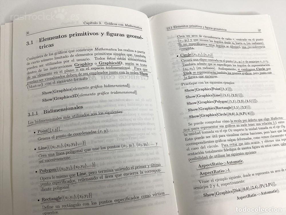Libros de segunda mano: Libro matem&aacute;ticas con Mathematica &ndash; Proyecto Sur Ediciones 1996 - Foto 11