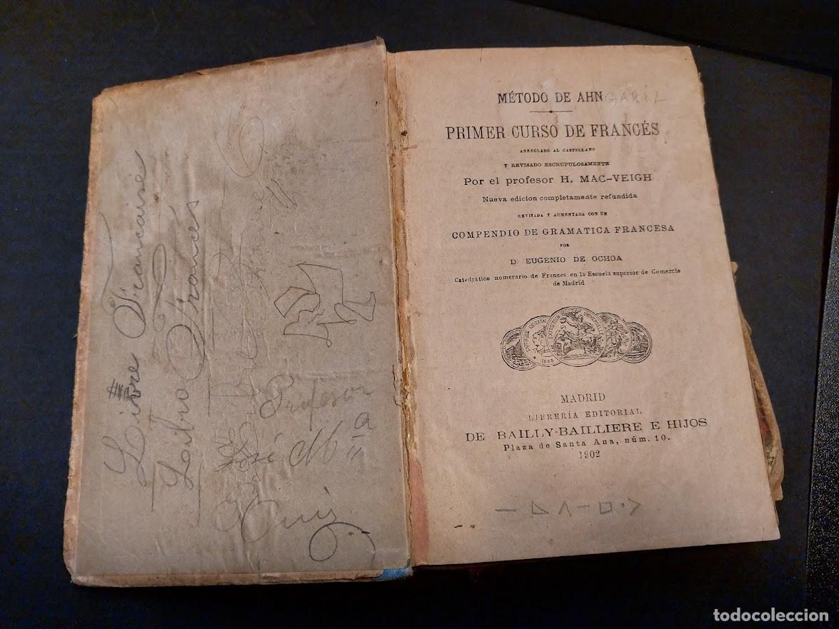 Libros de segunda mano: PRIMER CURSO DE FRANCES 1902 - Foto 2