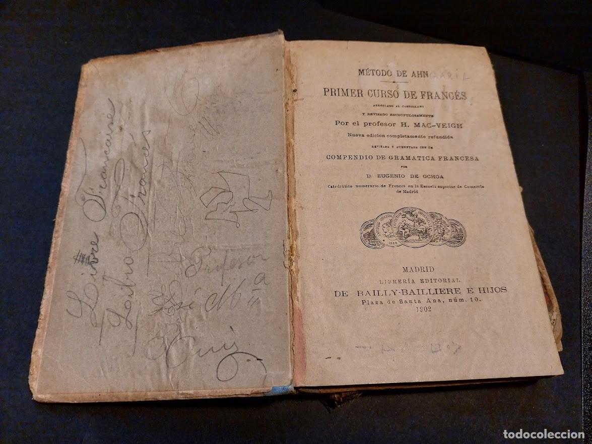 Libros de segunda mano: PRIMER CURSO DE FRANCES 1902 - Foto 3
