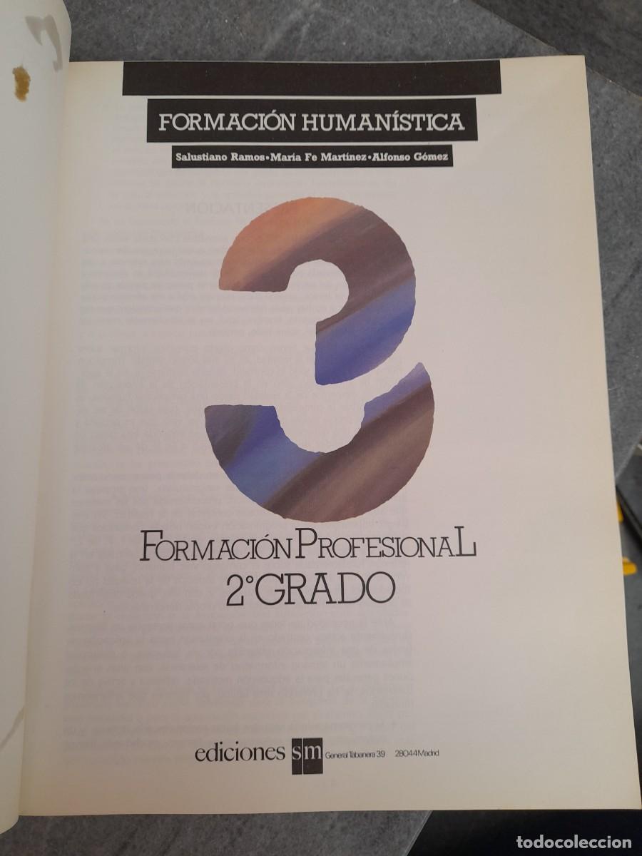 Libros de segunda mano: Libro Formaci&oacute;n humanistica 3 FP Formaci&oacute;n Profesional - Foto 2